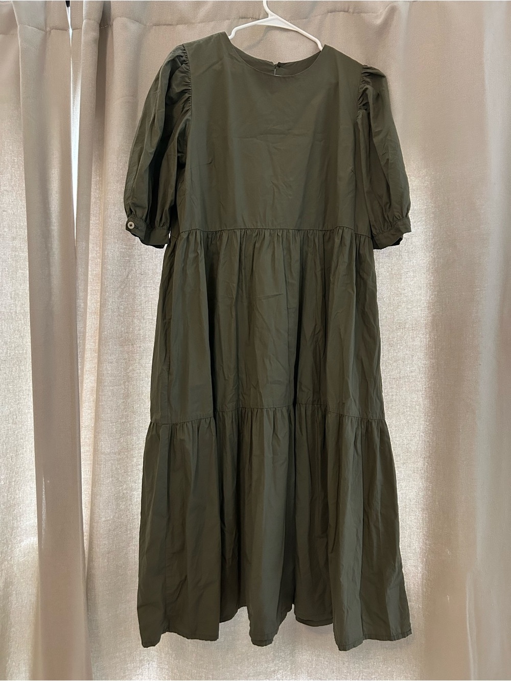 Sotela Mariposa Dress | Olive Green | Size 3 | Organic Cotton